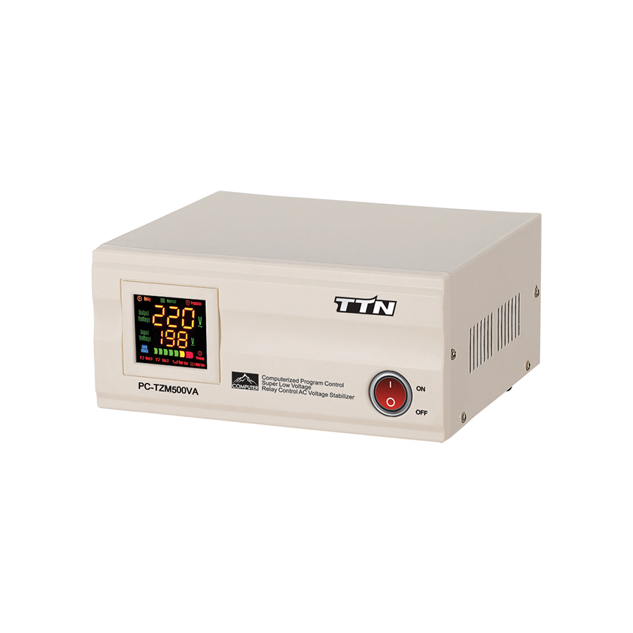 PC-TZM500VA-2KVA Домашній прилад Світлодіодний стабілізатор напруги управління 1000 ВА