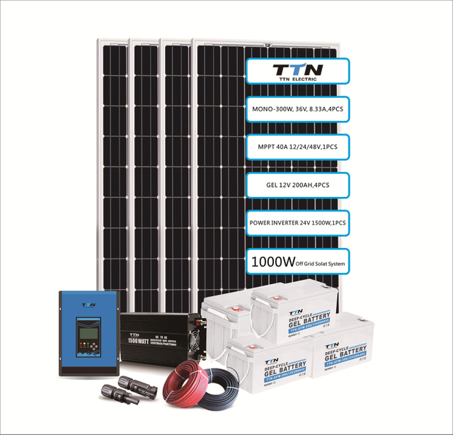 1000 Вт / 5280wh Solar Power Kits